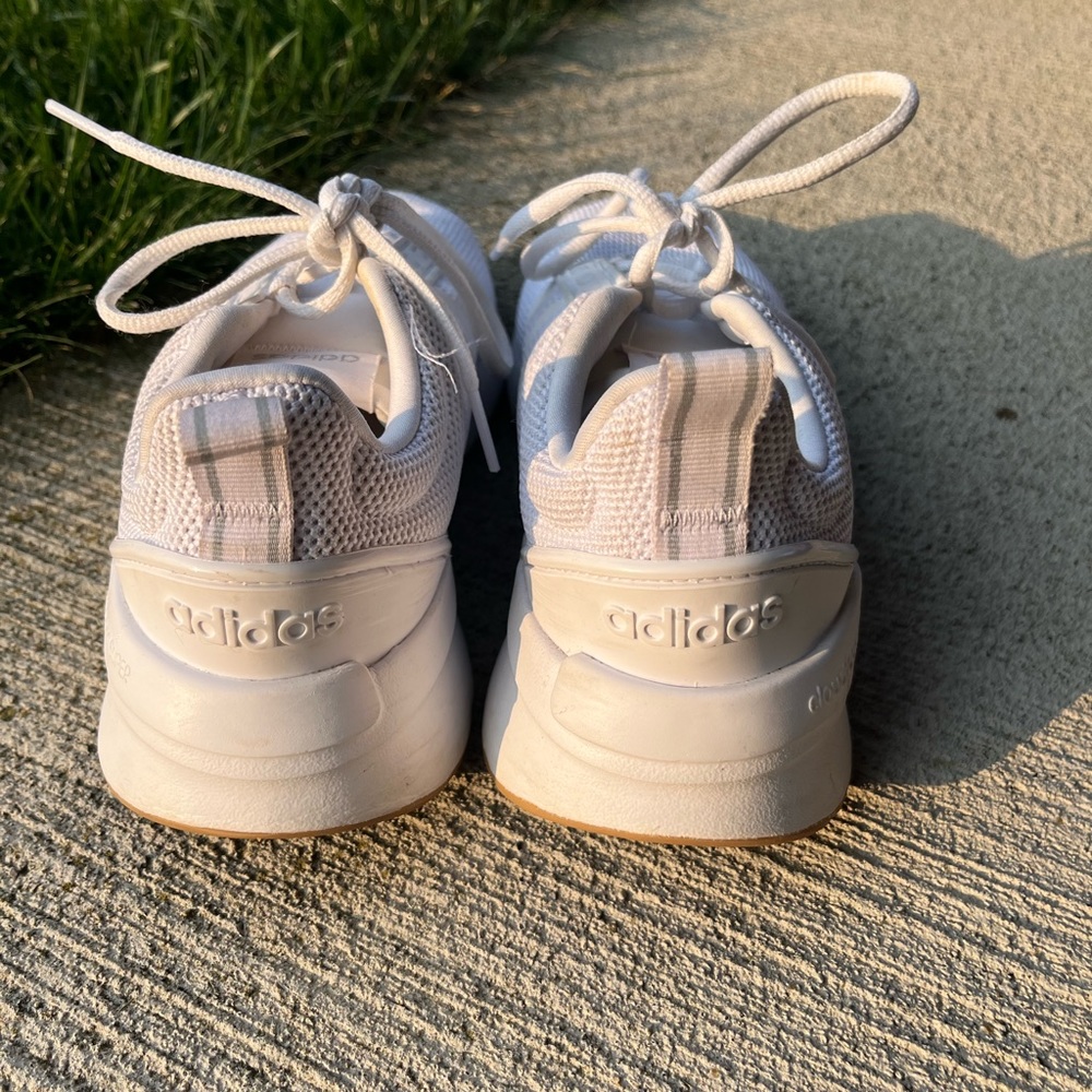 White Adidas Sneakers - Picture 7 of 8